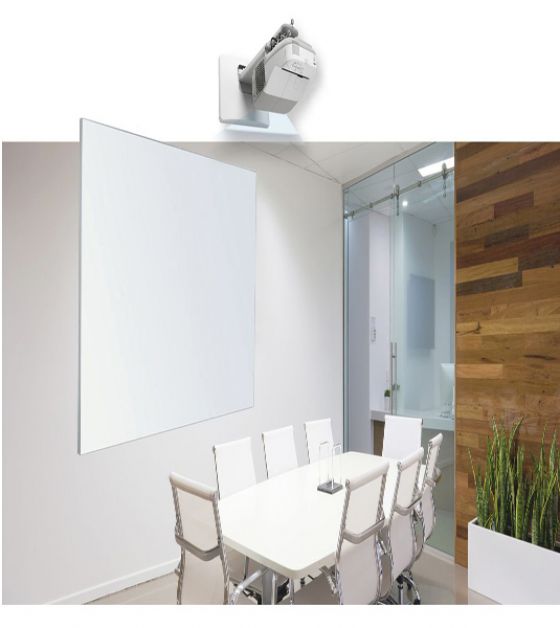 Low glare Matte Surface Projection Whiteboards